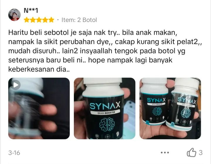 Ulasan pelanggan dengan gambar produk